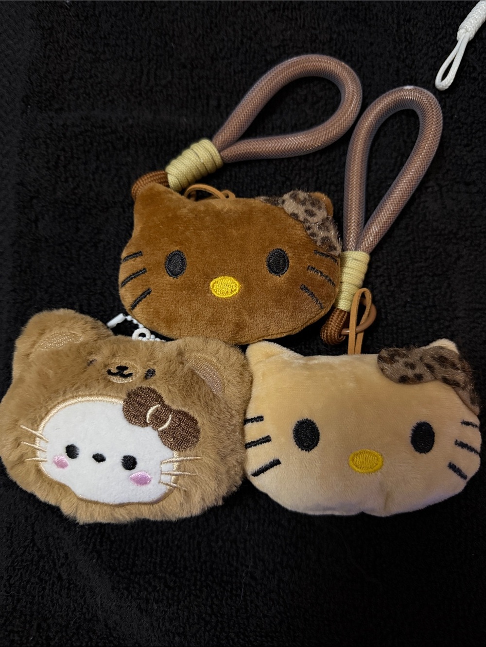 Plush HK Wristlet Keychains
